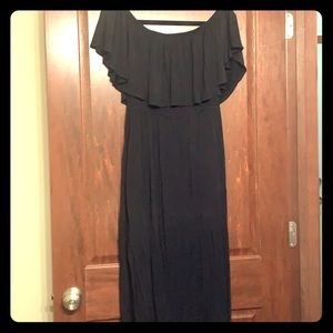 Black off the shoulder Maxi Dress
